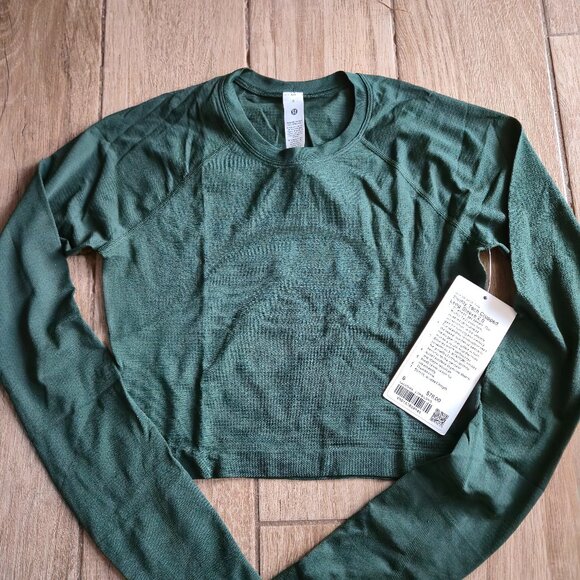Lululemon Swiftly Tech cropped long sleeve shirt - Picture 1 of 3